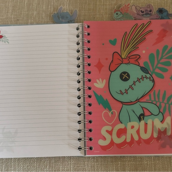Disney Stitch Spiral Tab Journal/Notebook - Picture 7 of 9